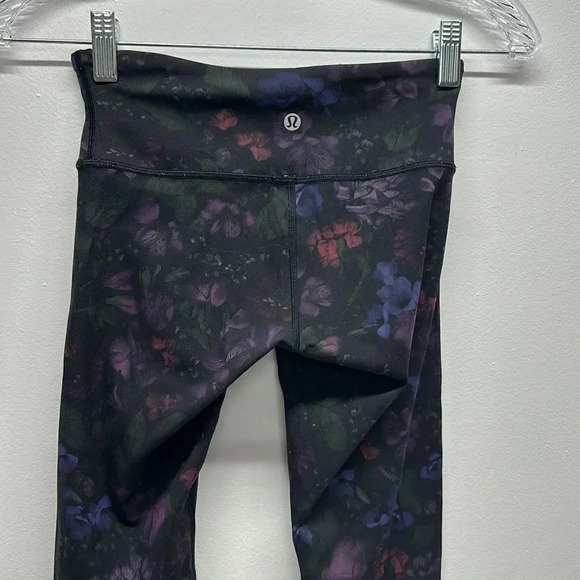 Lululemon Wunder Under Leggings Hi Rise Tight Full On Luxtreme Frozen Flourish 2 - Picture 7 of 10